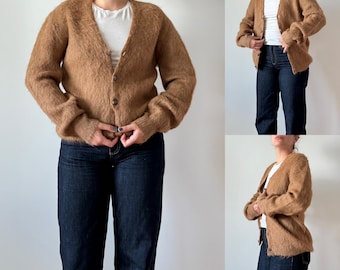 トップス 60s vintage jantzen mohair cardigan Rare Vintage 50's Jantzen Mohair Cardigan Sweater Size