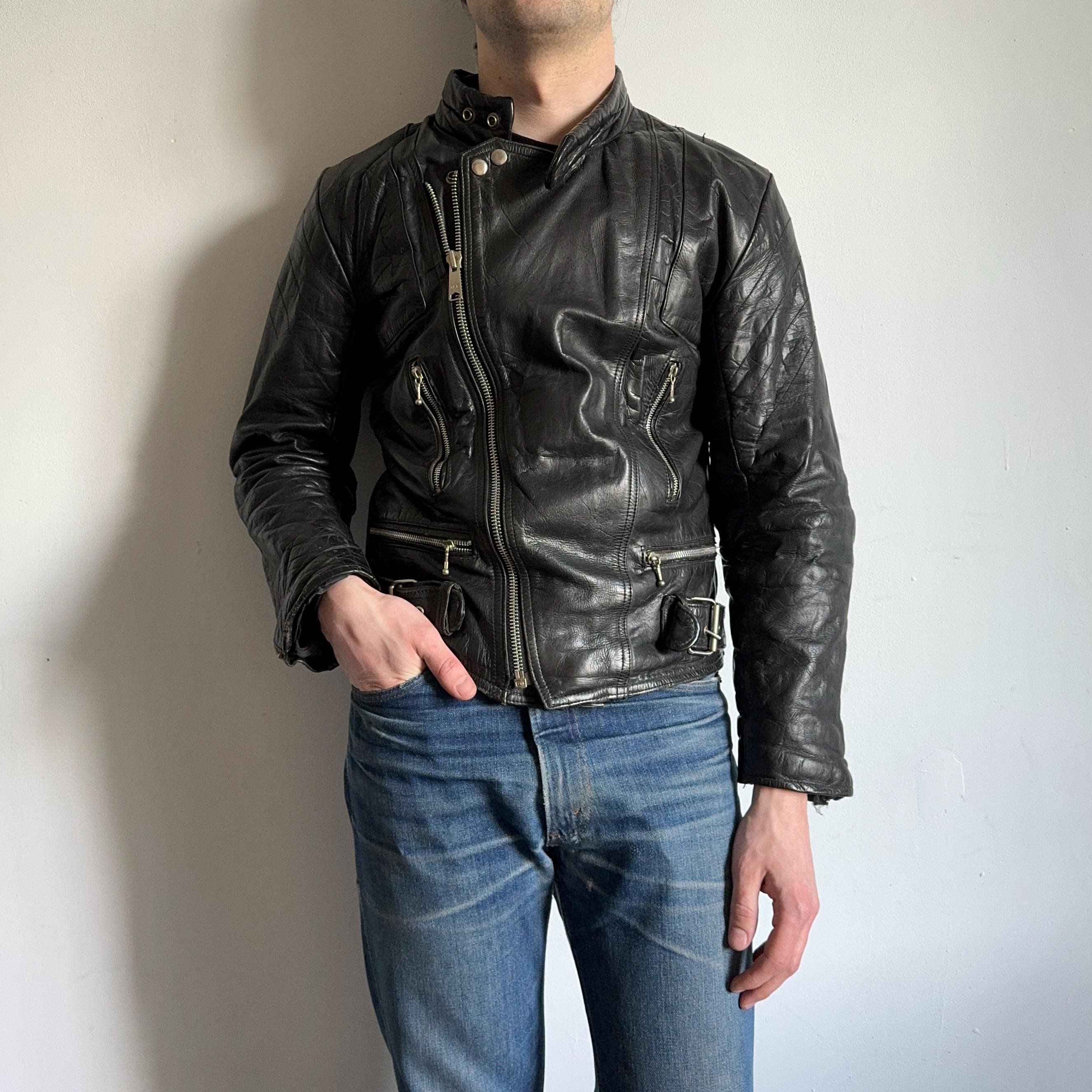 ヴィンテージ　BRENT 50sレザージャケット Original Rare Retro Vintage 50s Brent/montgomery Ward