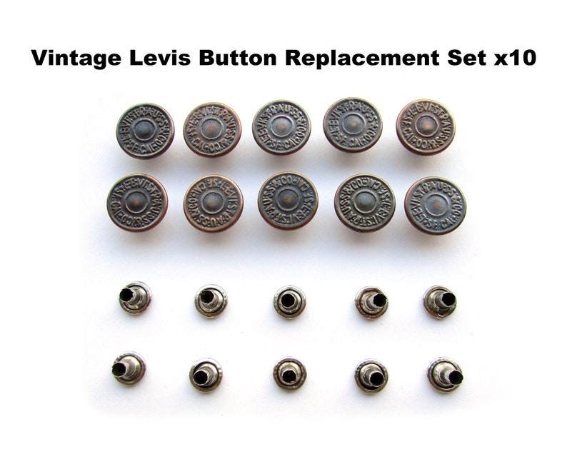 levi buttons replacement