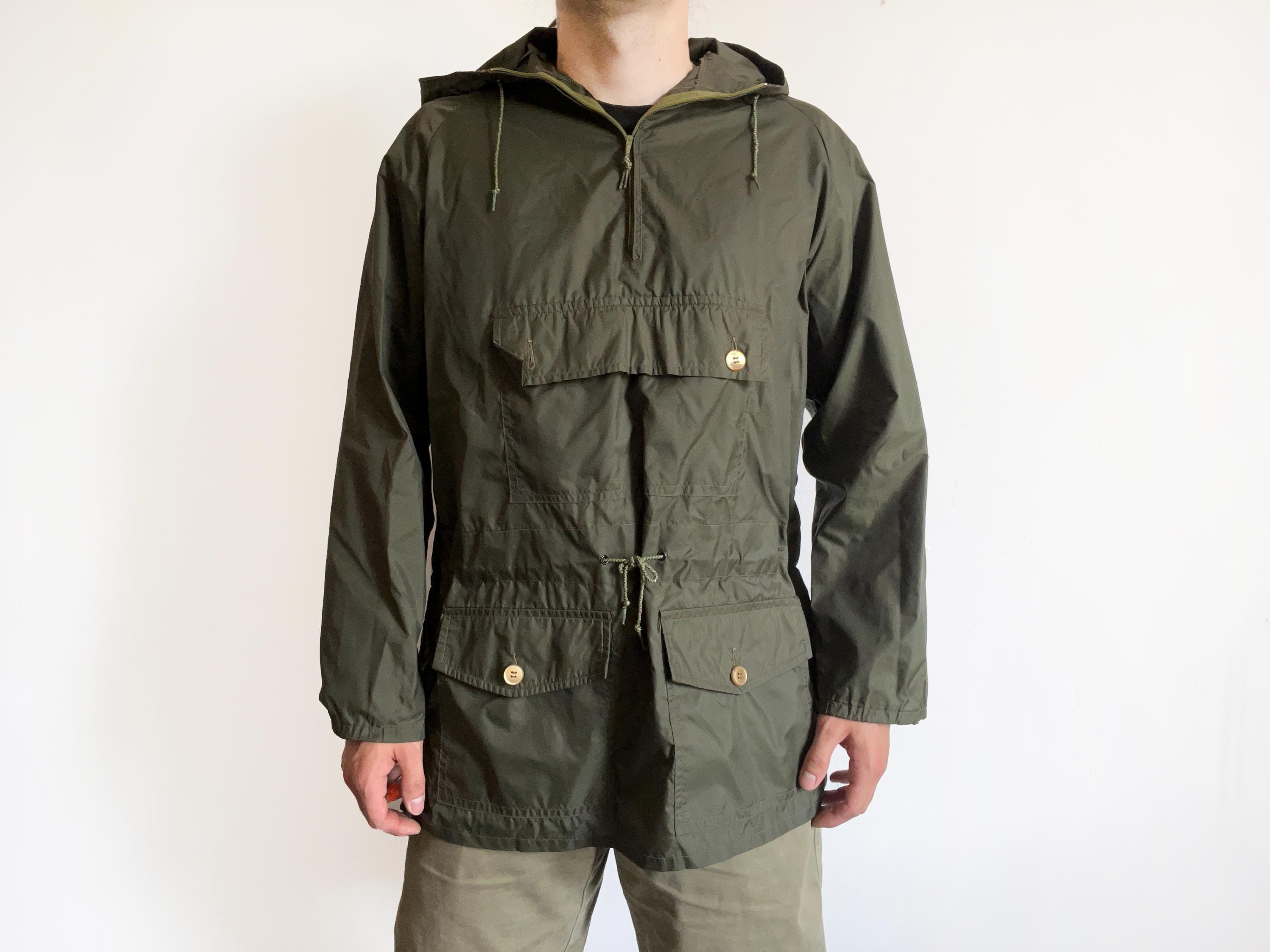 60s Vintage check cotton anorak parka 1960s Anorak Jacket - Etsy