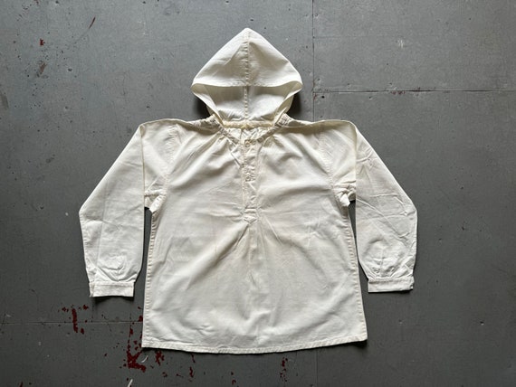 ジャケット・アウター 40s French vintage work jacket 40s】French vintage Work White Jacket