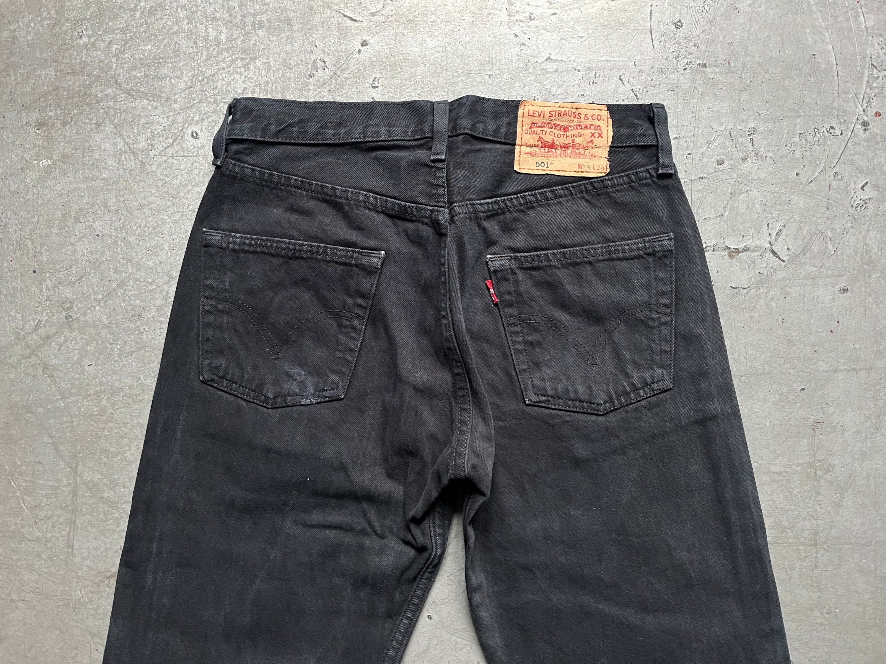 Vintage!! Levi's 501 Jeans Straight Denim Pants Faded Blue