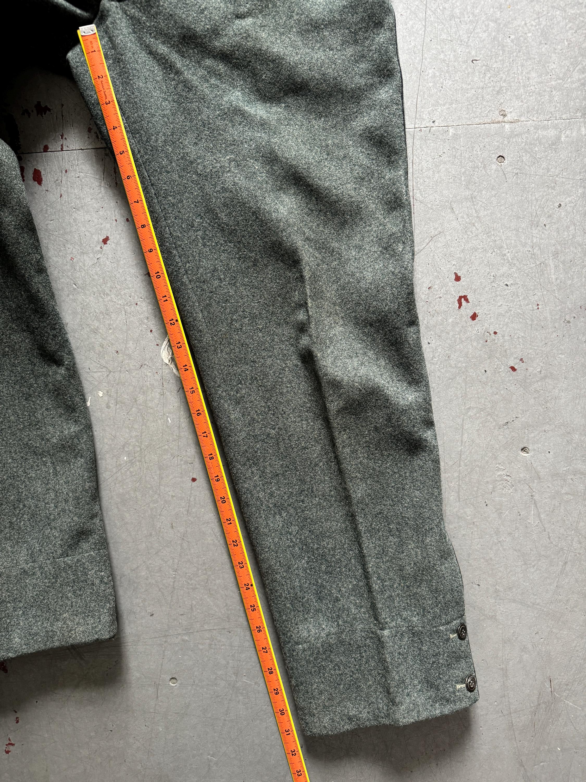 希少 40s~ Wool Slacks Personal Order Lot 40s Vintage WW2 Swiss Army Green Wool Military Brass