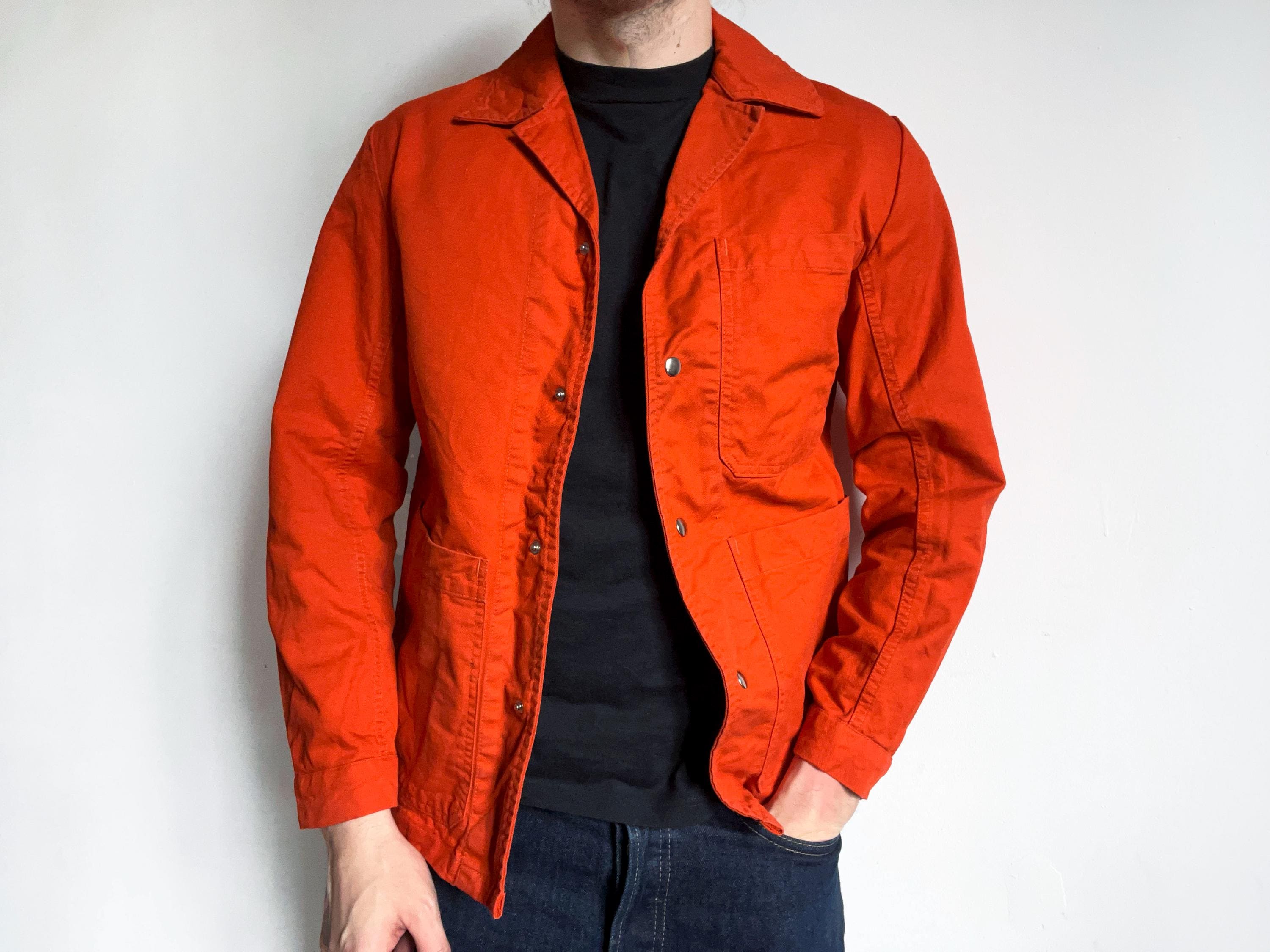 Red Chore Jacket - Etsy