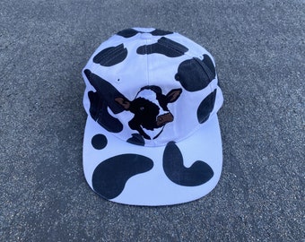 Cow Snapback - Etsy