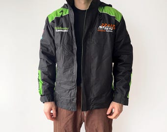 Ford Cobra Racing Jacket, Vintage 80s Great Lakes Sportswear Navy