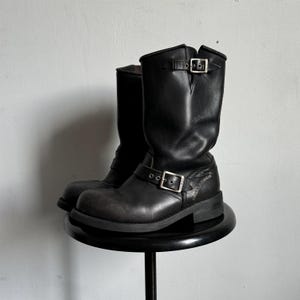 Y2K Women's Harley Davidson Chunky Boots Platform Boots
