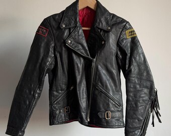 70s 80s ヴィンテージ TT LEATHERS UK ライダース S 70s 80s ヴィンテージ TT LEATHERS UK ライダース S