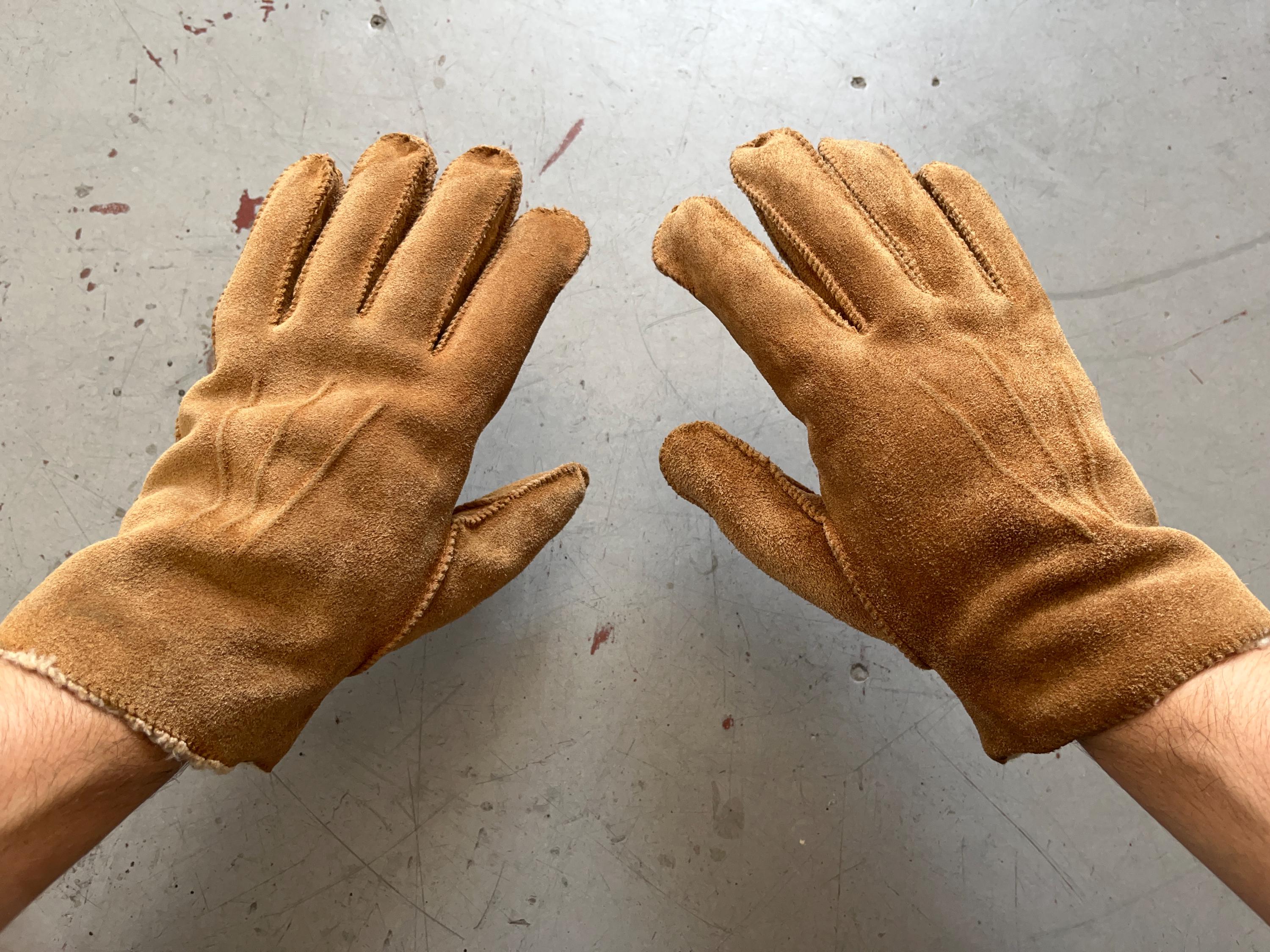 即*ー様 【15万円超級】Brioniシープスキン手袋 8 1/2 カシミヤ裏地 15万円超級】Brioniシープスキン手袋 8 1/2 カシミヤ裏地 1980s