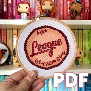 Eine eigene Klasse Aufnäher Kreuzstich Muster Design PDF INSTANT DOWNLOAD
