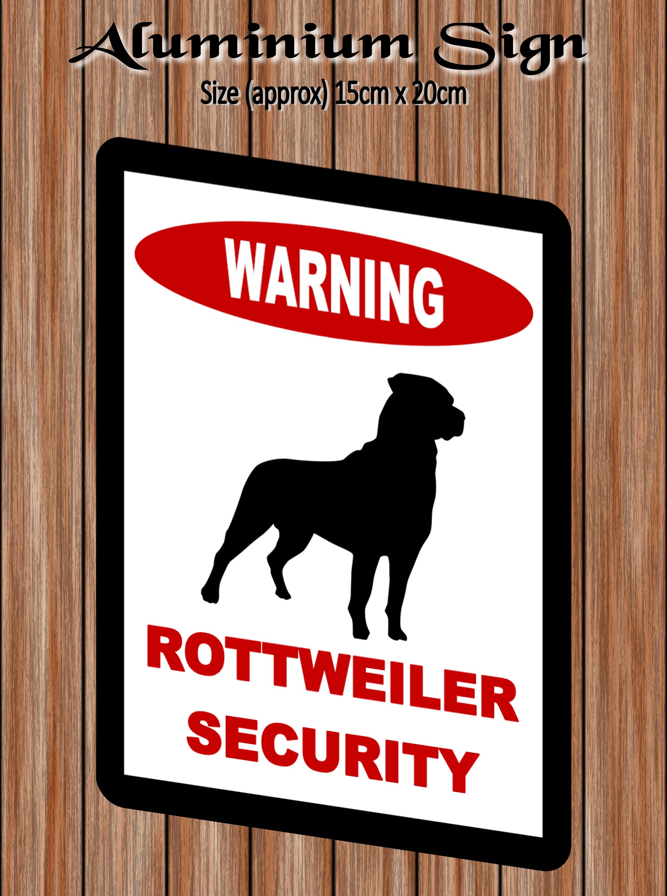 Warning Dog Security Aluminium Sign Lhasa Apso Papillon Poodle ...