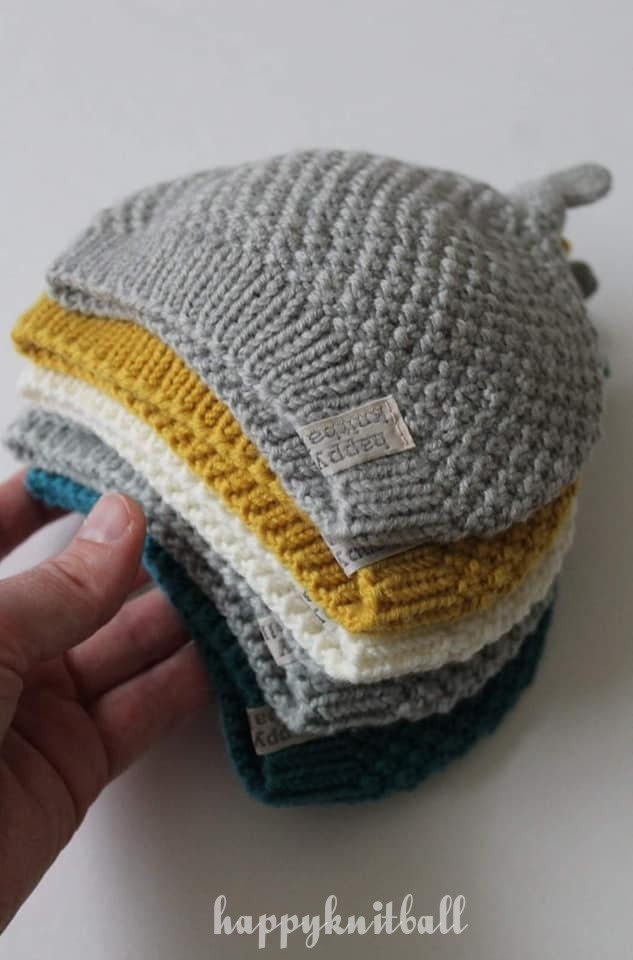 Merino Wool Knit Baby Beanie Handmade Newborn Merino Wool Etsy