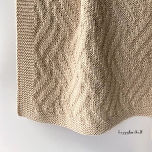 Handmade Baby Blanket, Knit Baby Blanket, Merino Wool Baby Blanket, Baby Gift Blanket, Hand Knitted Newborn Baby Blanket, Knit Wool Blanket