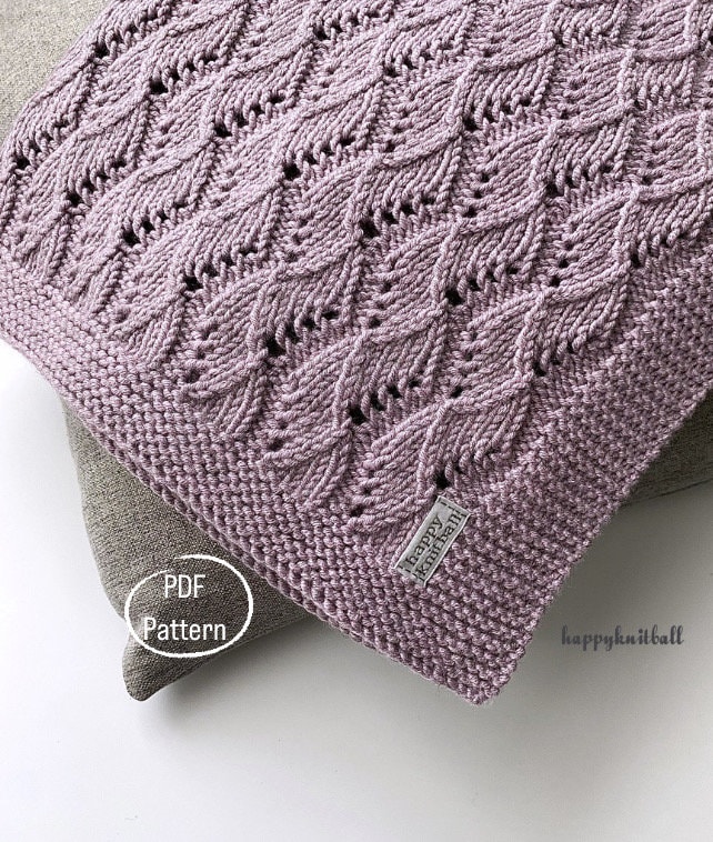 Baby Blanket Knitting Pattern Baby Lace Blanket Knitting Pattern Cable Knit Lace Baby Blanket Pattern Knit Baby Blanket Pattern Etsy Canada