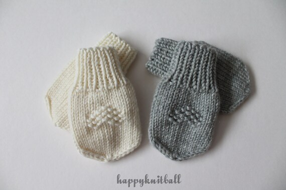 newborn mittens with string