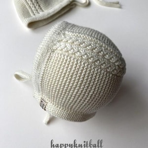 Cable Knit Bonnet - Etsy