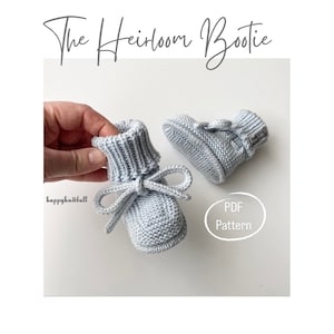 Baby Booties Knitting Pattern, Baby Booties Pattern, Cable Knit Baby Booties Pattern, Baby Crib Shoes Knitting Pattern, Baby Booties PDF