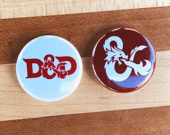 Dungeons & Dragons Button Set