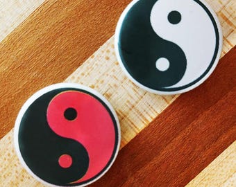 Yin Yang Pinback Button Set