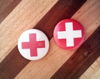 First Aid Pinback 1" Button Set