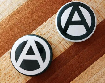 Anarchy Pinback Button Set