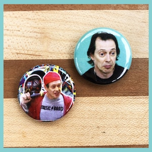 Steve Buscemi Button Set