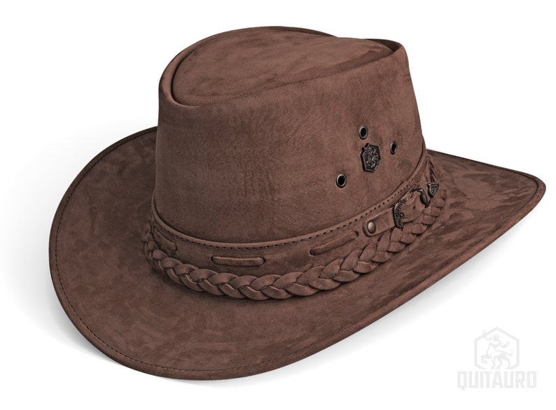 Mens Cowboy Hat Western Genuine Leather Hats Texas Mens Cowboy Hat Western Genuine Leather Hats Texas Image 0