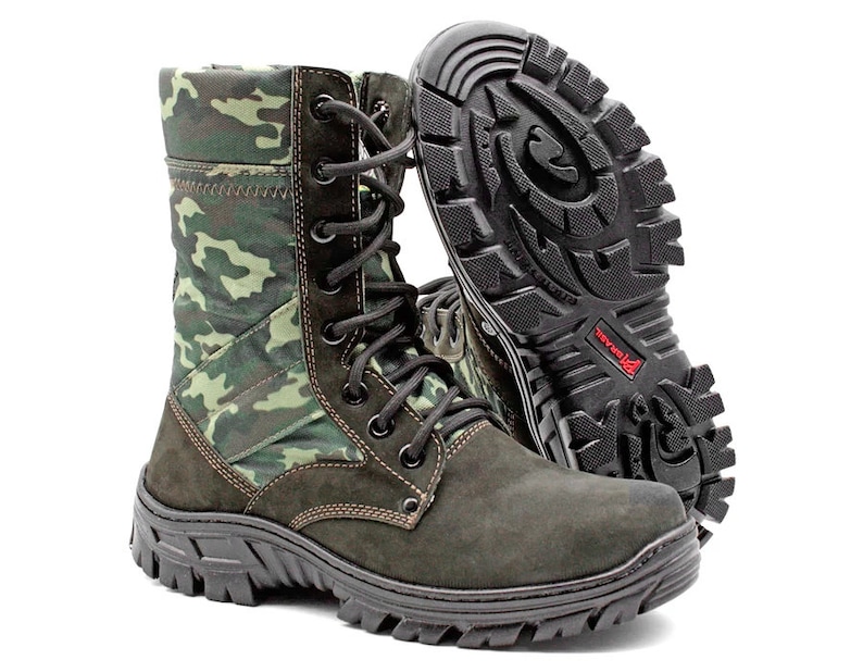 Mens Tactical Swat Boots Special Forces Military Army Motorcycle Combat Hunt Leather Ranger Camouflage