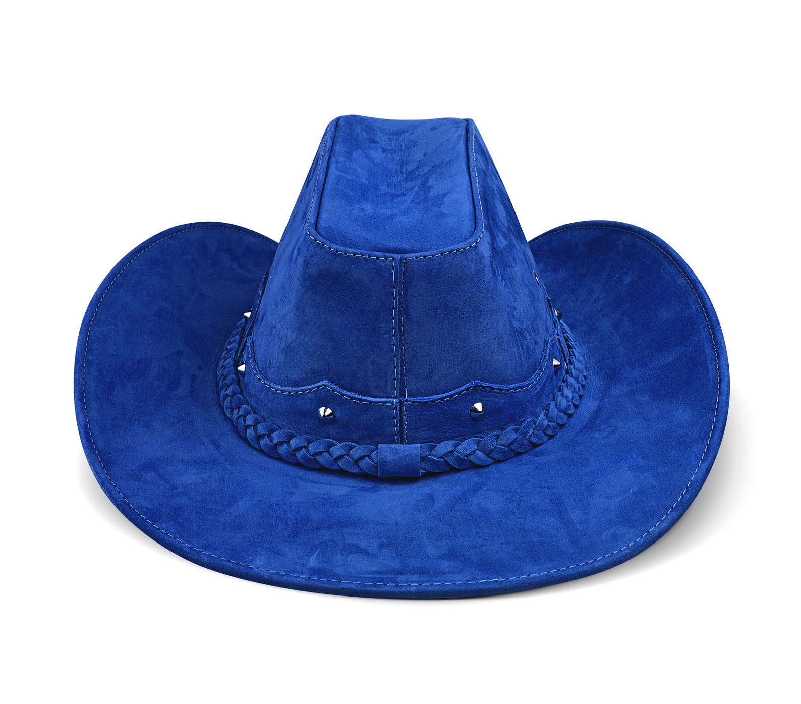 Mens Cowboy Hat Western Genuine Leather Hats Texas Hat Etsy