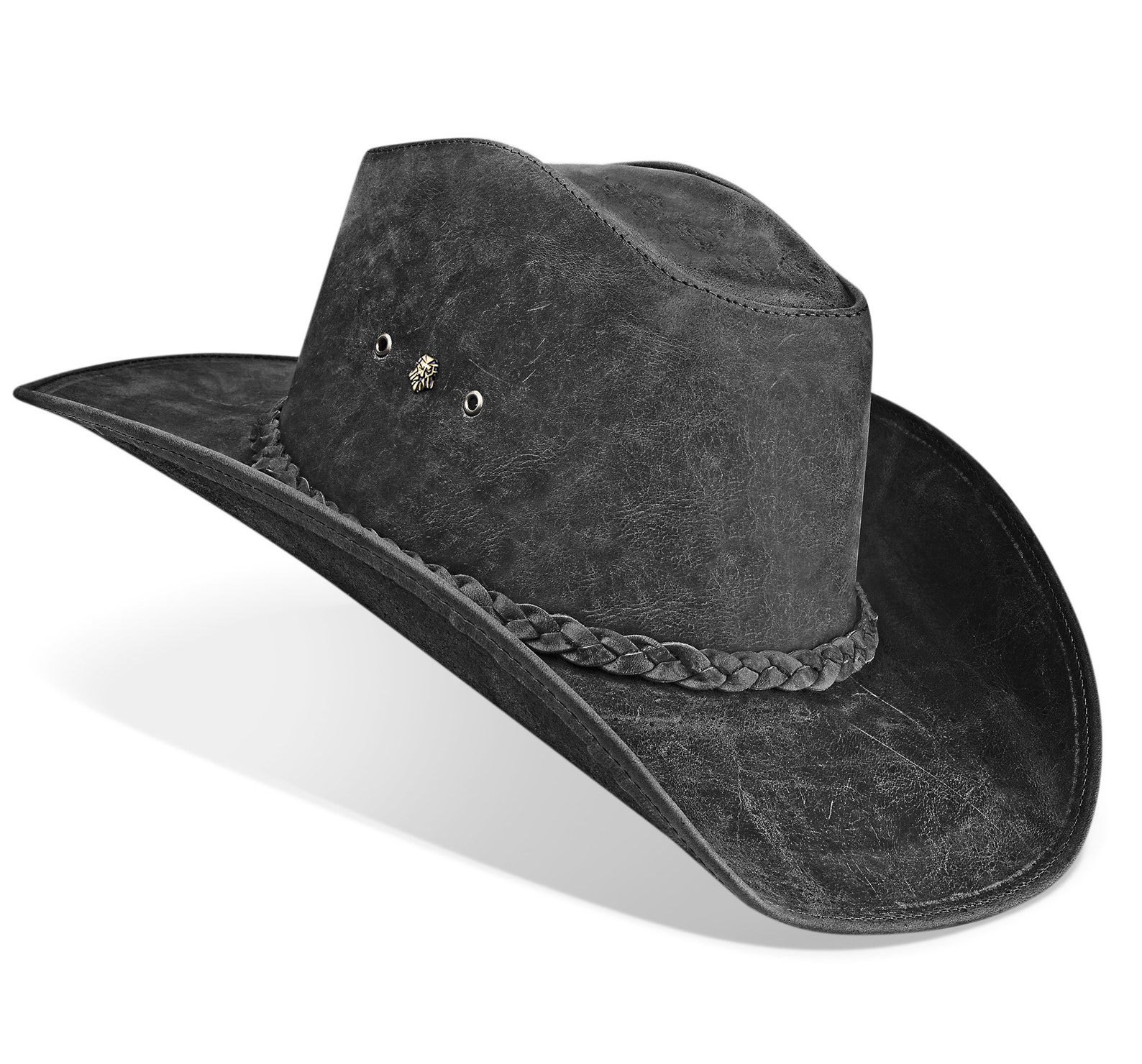 Leather Cowboy Hat Western Hat Cowboy Hats for Men Vintage Etsy