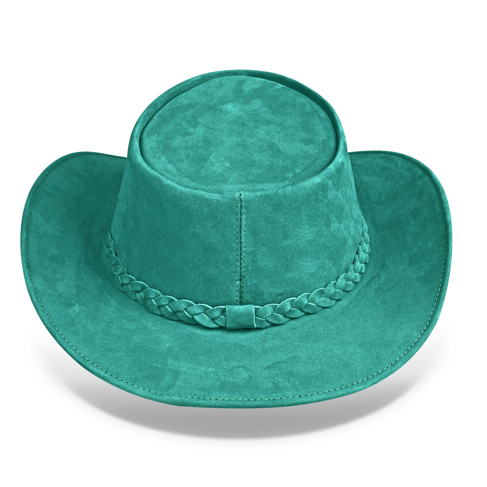 Womens Cowboy Hat Leather Cowboy Hat Outback Hat Cowgirl Etsy