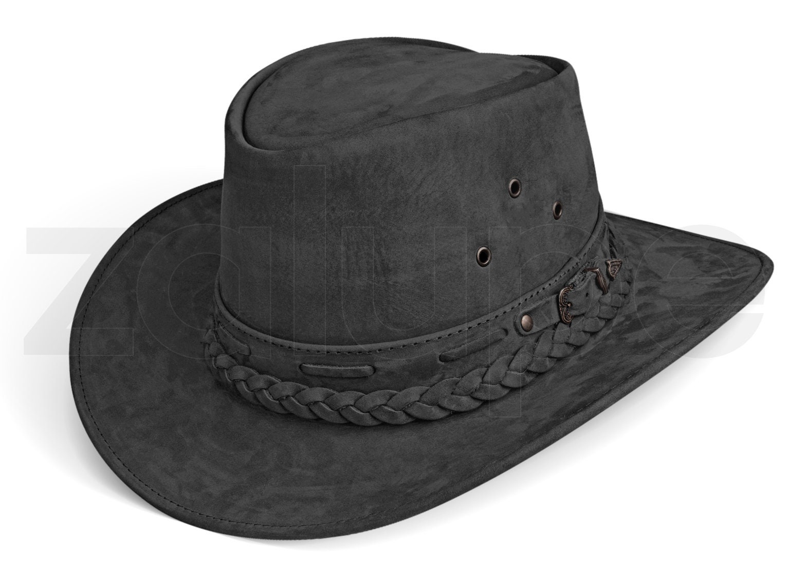 Mens Cowboy Hat Western Genuine Leather Hats Texas Hat Etsy