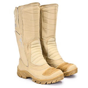 Tactical Boots Desert Tan, Motorcycle Boots, Ripstop Canvas, Military Boots, Commanderguard, Leather Army Boots, Motorbike Boots Mens