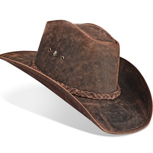 Leather Cowboy Hat, Western Hat, Cowboy Hats for men, Vintage Cowboy Hat, Womens Cowboy Hat, Mens Western Hat, Womens Western Hat