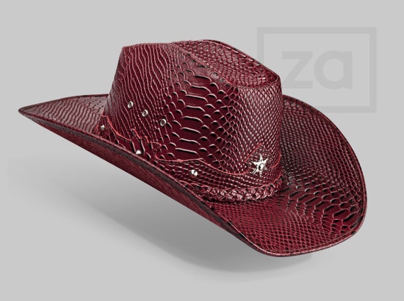womens red cowboy hat