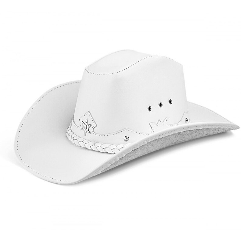 Womens Hat Cowgirl Western Genuine Leather Hats Texas Hat Etsy