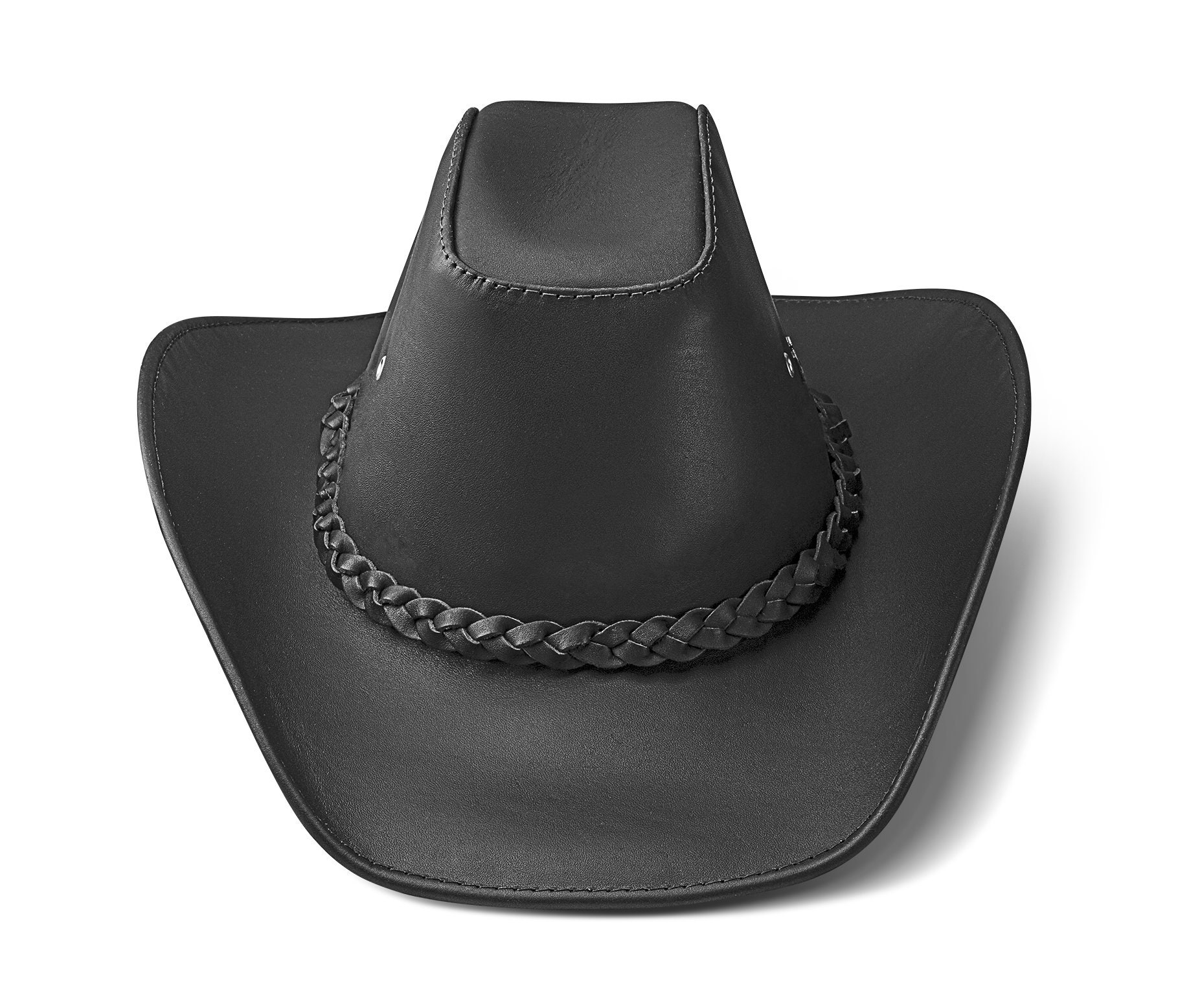 Black Cowboy Hat Cowboy Hat Western Hat Leather Cowboy Hat Etsy
