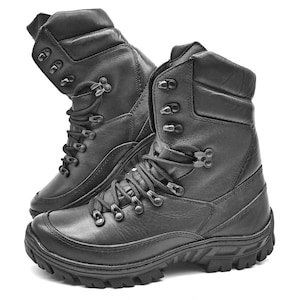 Combat Boots, Tactical Boots, Military Boots, Hunting Boots, Work Boots, Black Leather Boots, Mid Calf Boots, Boots for Womens and Mens
