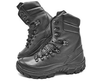 Spring Stiefel, Taktische Stiefel, Militärstiefel, Jagdstiefel, Arbeitsstiefel, Schwarze Lederstiefel, Wadenhohe Stiefel, Stiefel für Damen und Herren