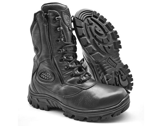 Womens black cheap duty boots