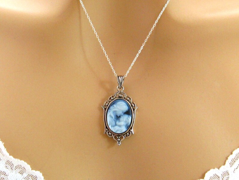cameo necklace mother and child cameo necklace mother and child
