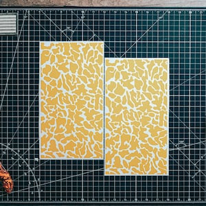 Duck Camo High Heat Vinyl Stencil Kit - 2x 11&quot;x6&quot; Sheets Durable Easy to Use and Heat Resistant, Avery Stencil Vinyl, Cerakote Stencil