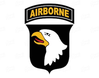 101st Airborne Eagle Vinyl Decal - Army Sticker - Military Decal - Car Window Decal - Laptop Sticker - Tumbler Decal Army Bumper Sticker
