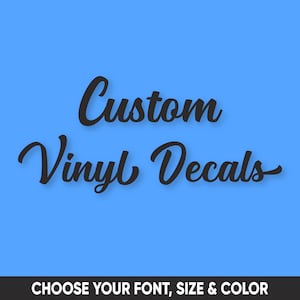 Custom Personalized Vinyl Bumper Car Window Vinyl Decal Sticker Buy Any 2 Get 1 Free