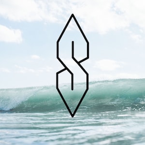 Surfer S Vinyl Decal - Surfing Beach Sticker, Beach Vibes, Ocean Decal, Car Window Decal, Laptop Sticker, Tumbler Decal, Decal for Cup