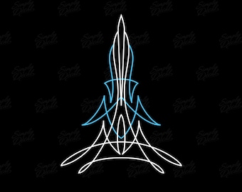 Classic Hot Rod Pinstripe Vinyl Decal - Authentic Look for Your Ride - Car Window Decal, Laptop Sticker, Tumbler Decal, Decal for Cup