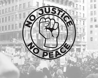 No Justice No Peace Auto auto Fenster Aufkleber Vinyl Aufkleber Kaufen 2 Get 1 Free