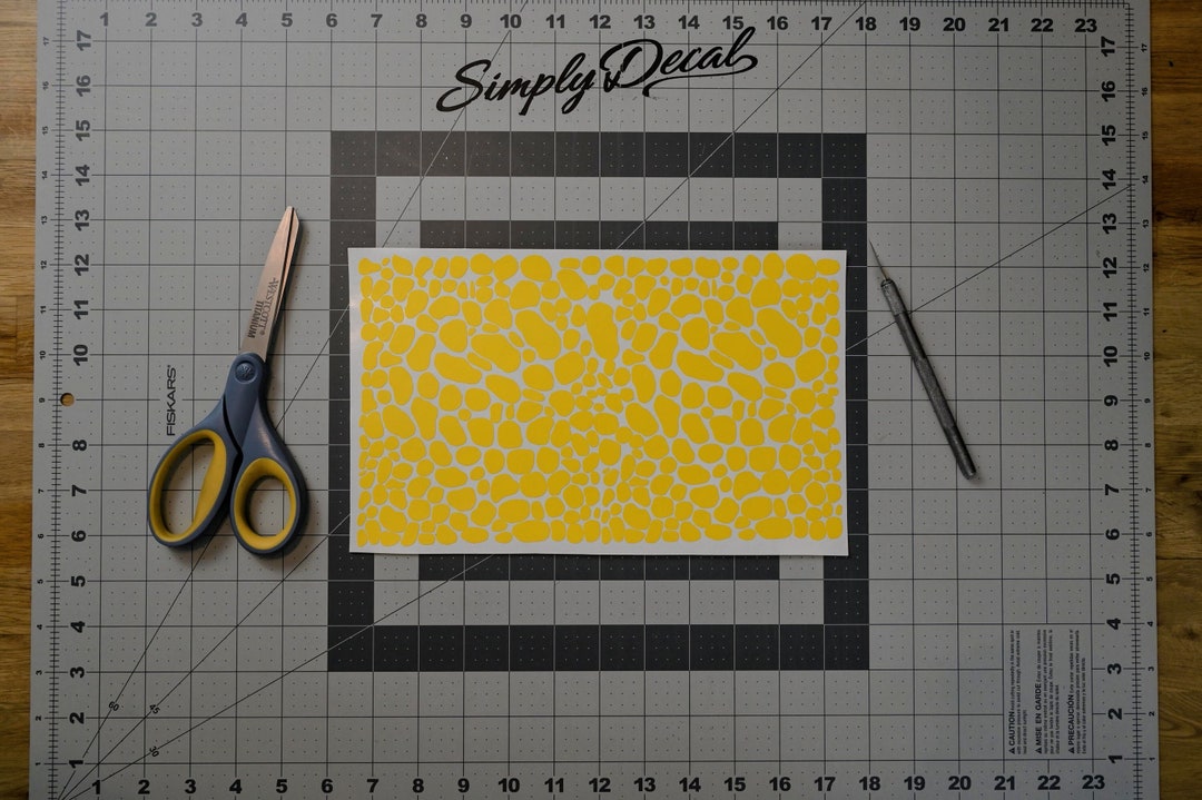 Vinile Ad Alto Calore Per Personalizzazione Kit Stencil In Vinile Per Decorazioni Ad Alto Calore - Motivo Righe Tigre, 2 Fogli 11x6 Pollici, Resistenti Decalcomanie Fai Da Te - Foto 6