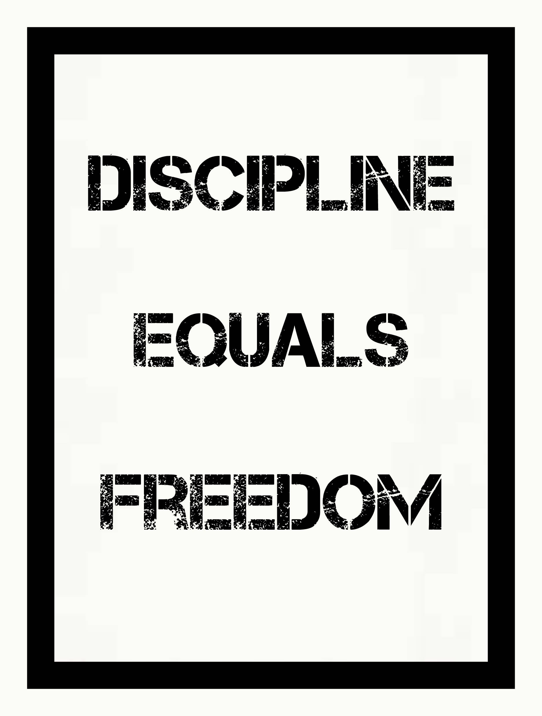 discipline equals freedom summay discipline equals freedom summay