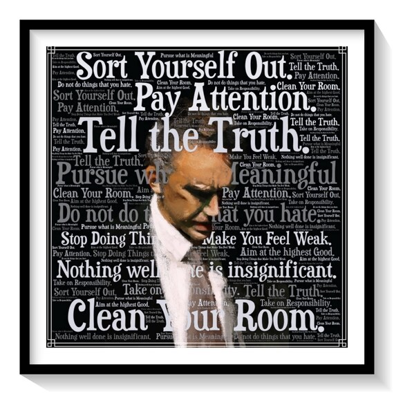 Jordan Peterson Responsibility Quote Art Digital Etsy
